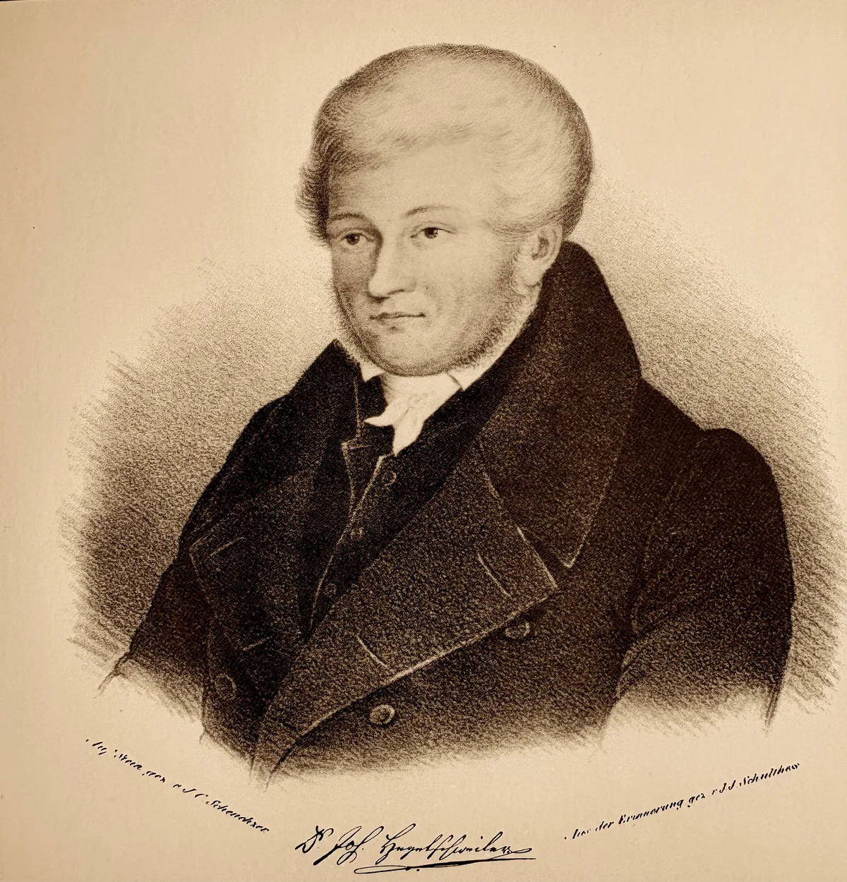 Porträtaufnahmen von verschiedenen Unterzeichner des Uster Memorials, im Bild Johannes Hegetschweiler.